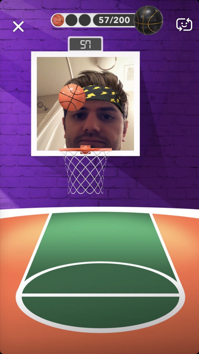 Snapchat Basketball Game Basket Head High Score 